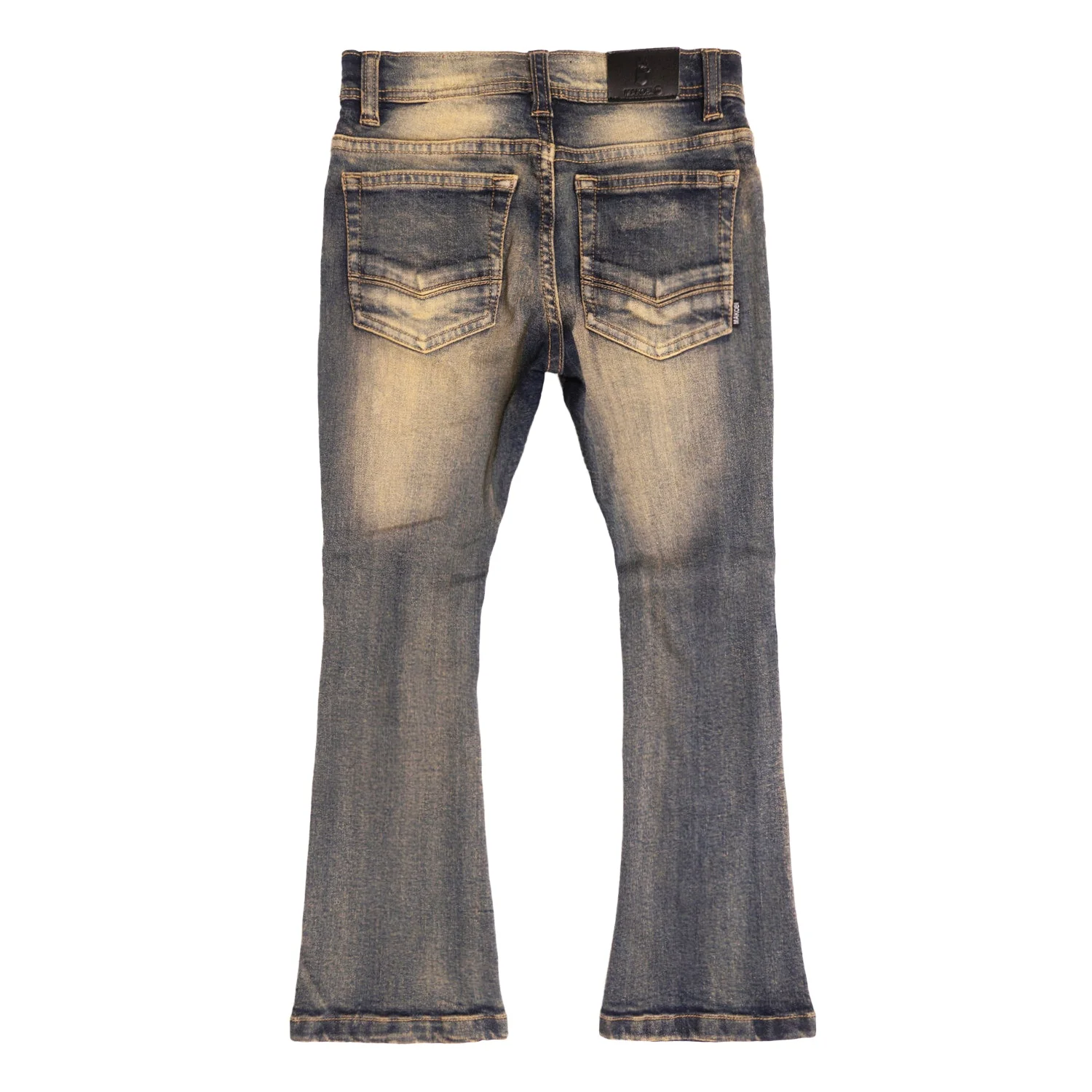 B1903 Montego Makobi Kids Jeans with Underlay - Dirt - Image 4