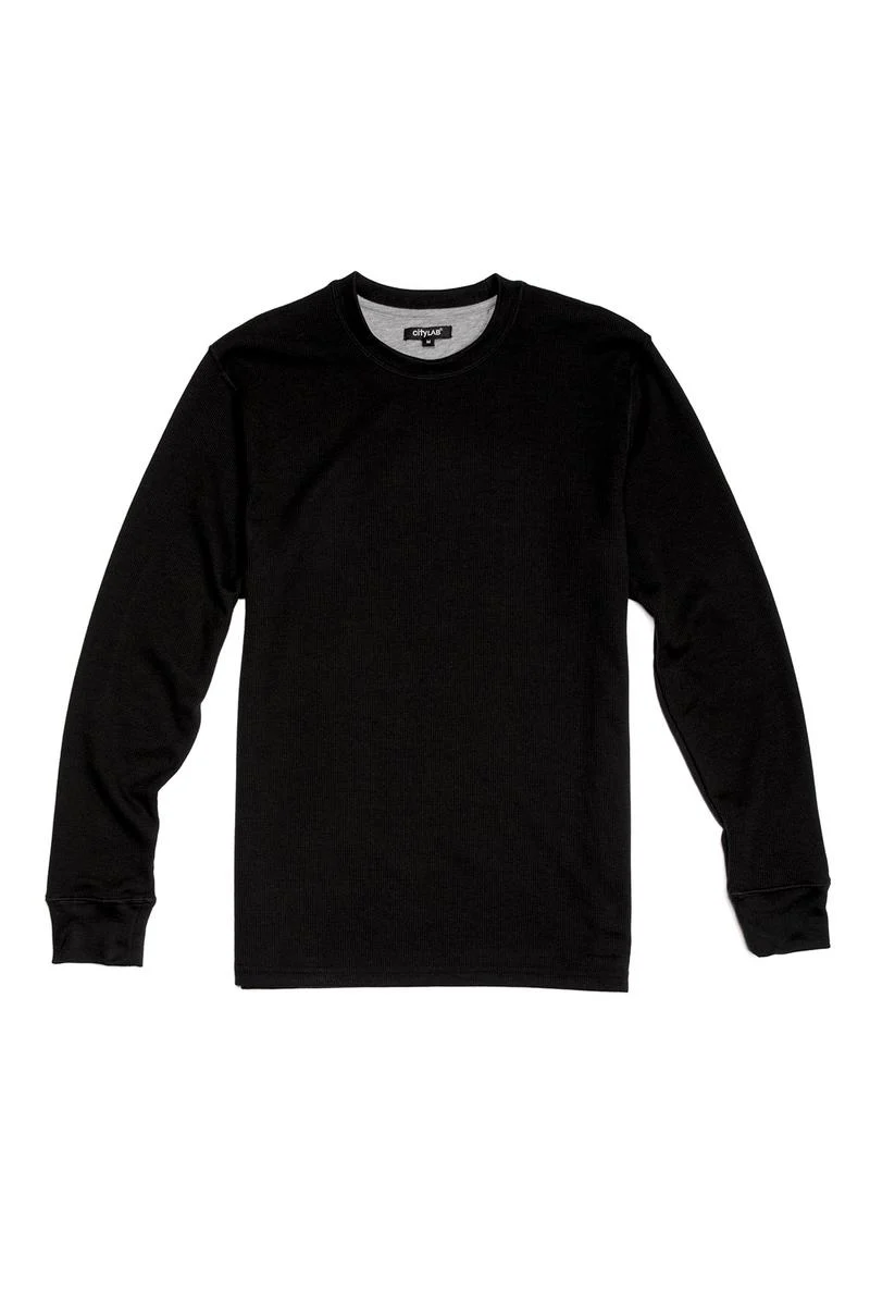 CityLab - Classic Thermal Shirt - Black - Image 2