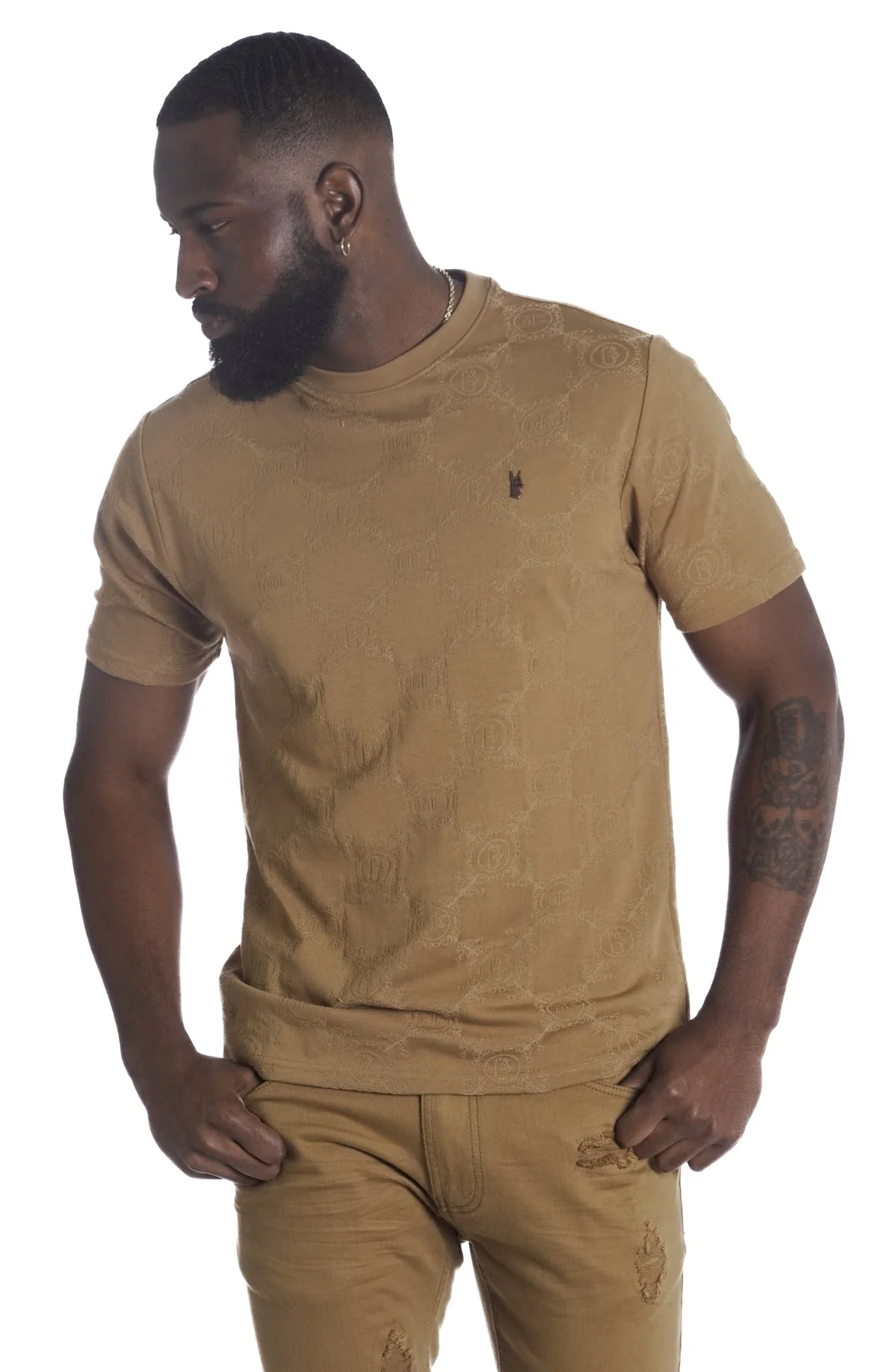 M335 Makobi Caspar Embossed Tee - Image 35