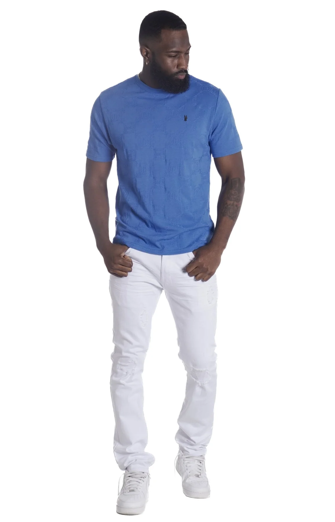M335 Makobi Caspar Embossed Tee - Image 9