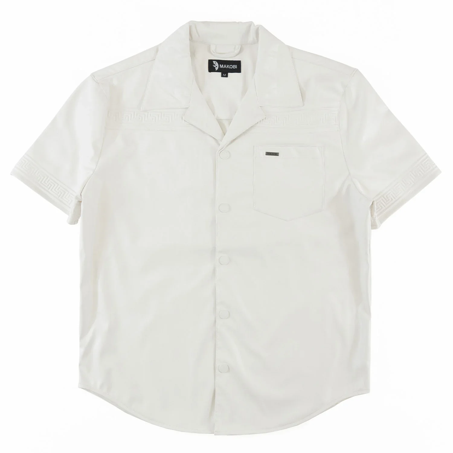 MAKOBI Bellucci Vegan Leather Shirt -(M429) - Image 7