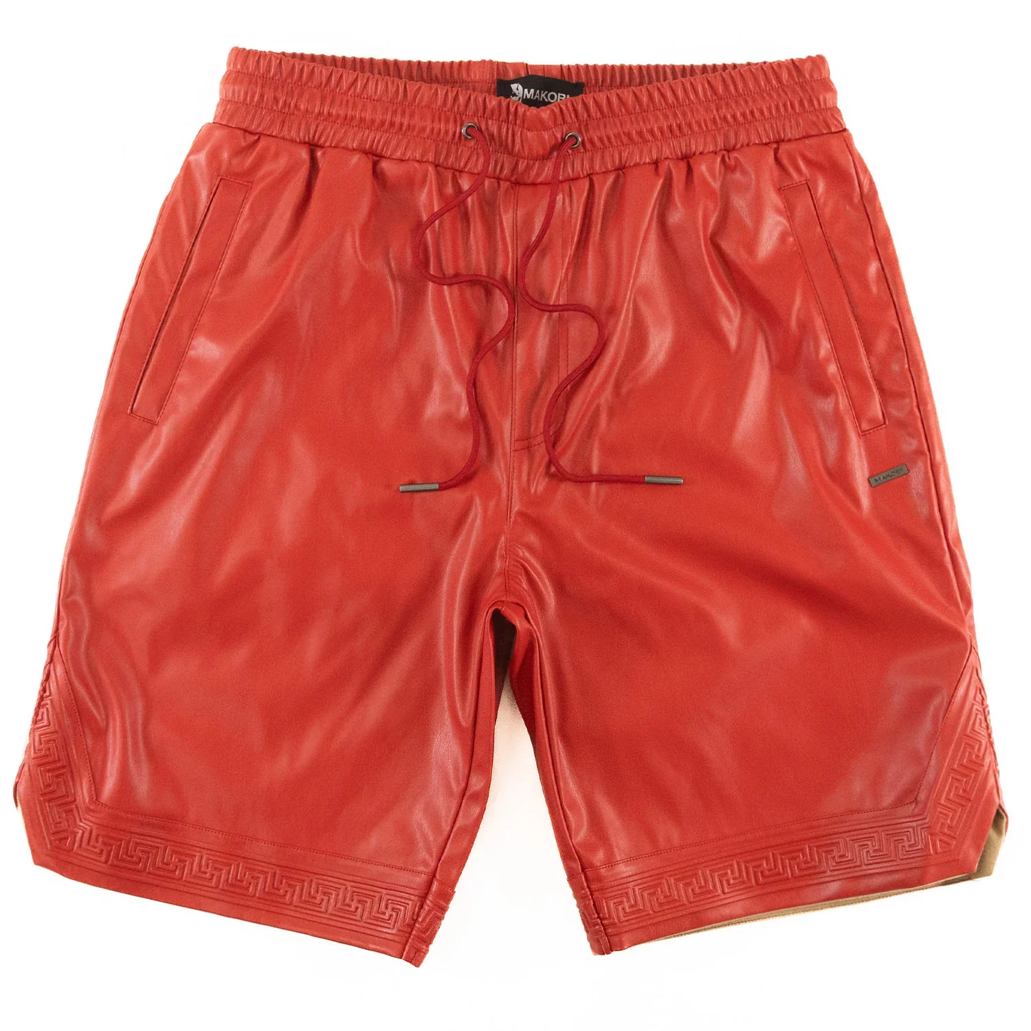 MAKOBI  Belluci Vegan Leather Shorts -(M629) - Image 3
