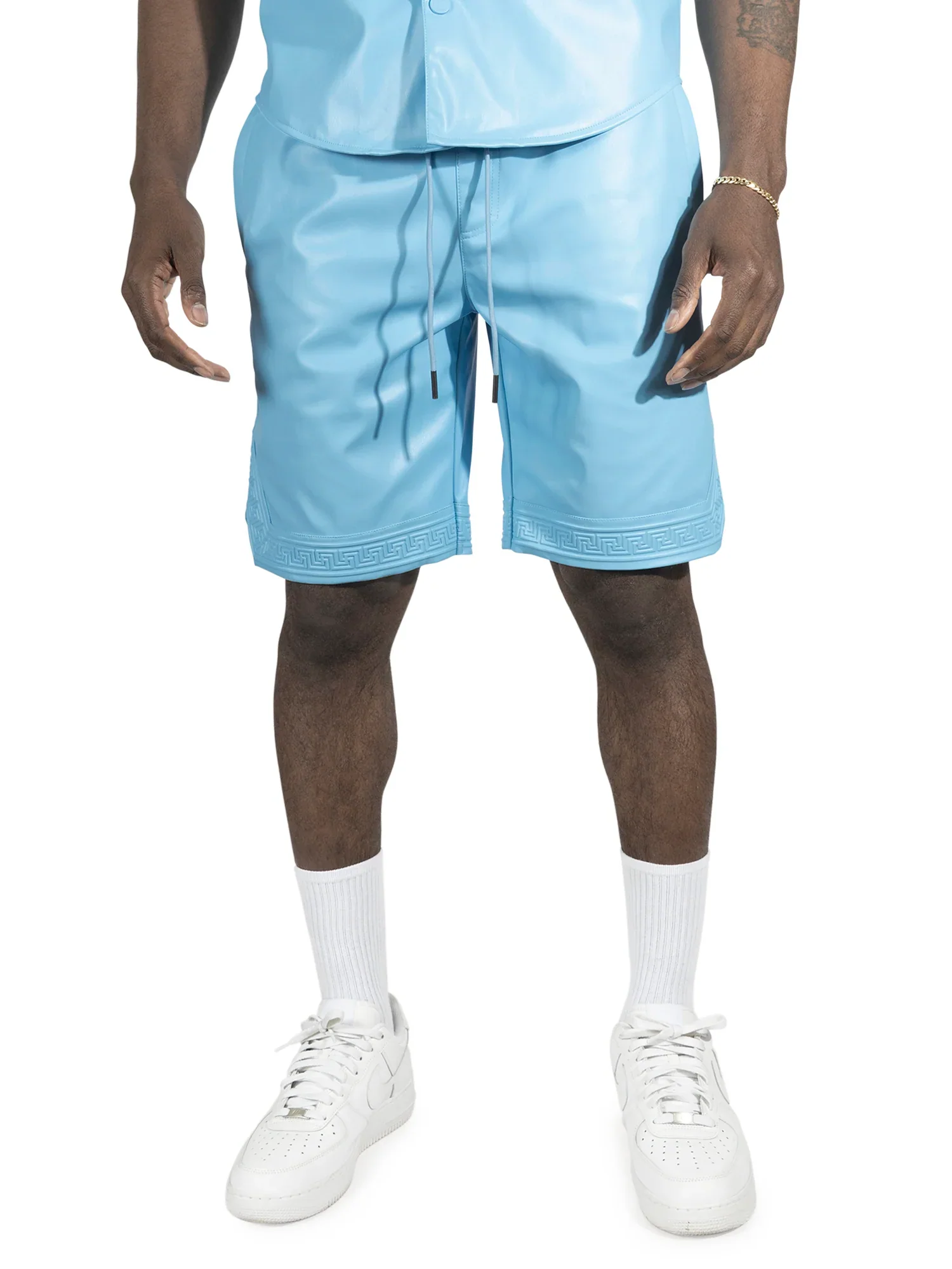 MAKOBI  Belluci Vegan Leather Shorts -(M629) - Image 7