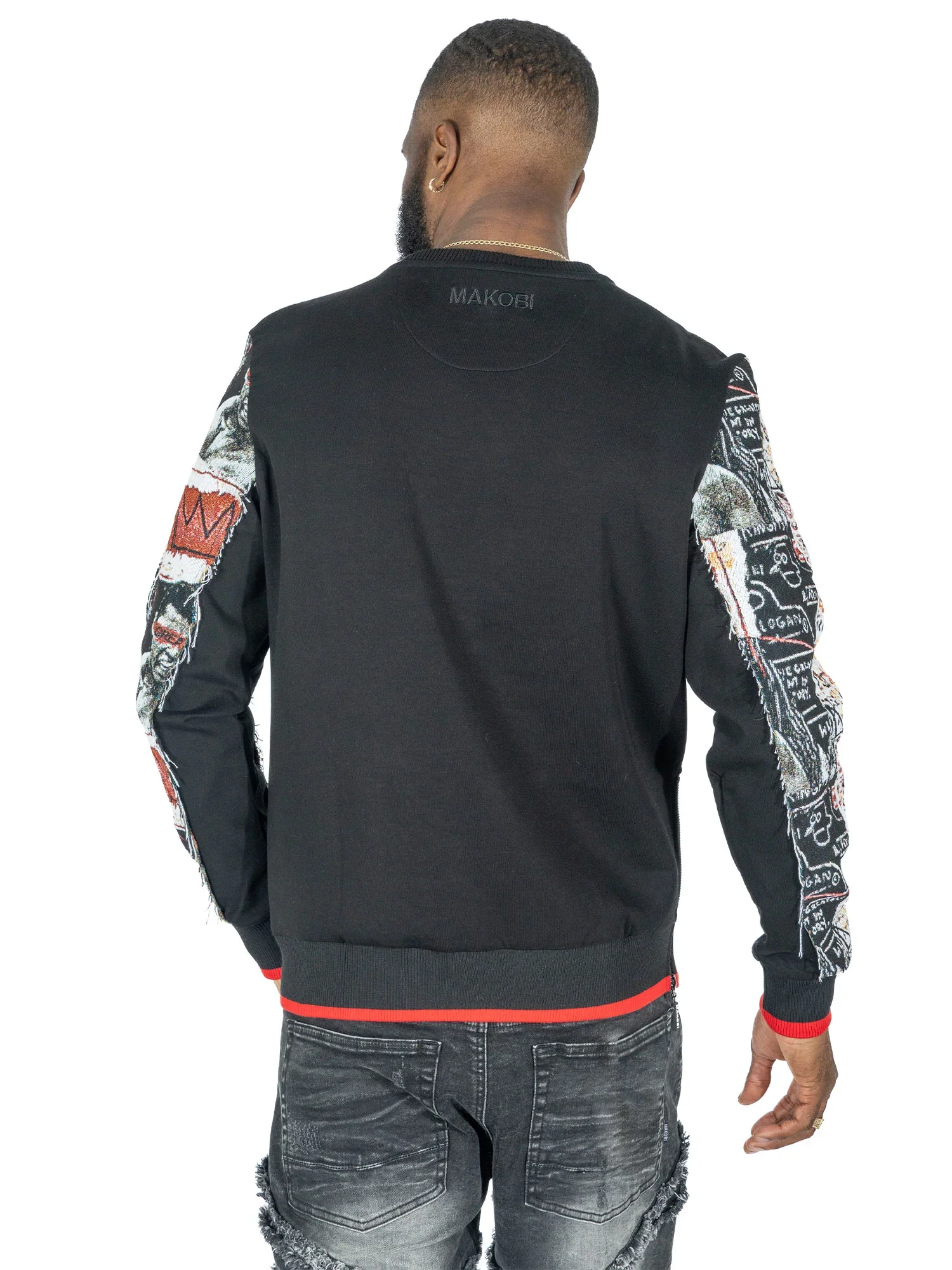 MAKOBI Mohadi Crewneck - M4314/M4314B-Black - Image 4