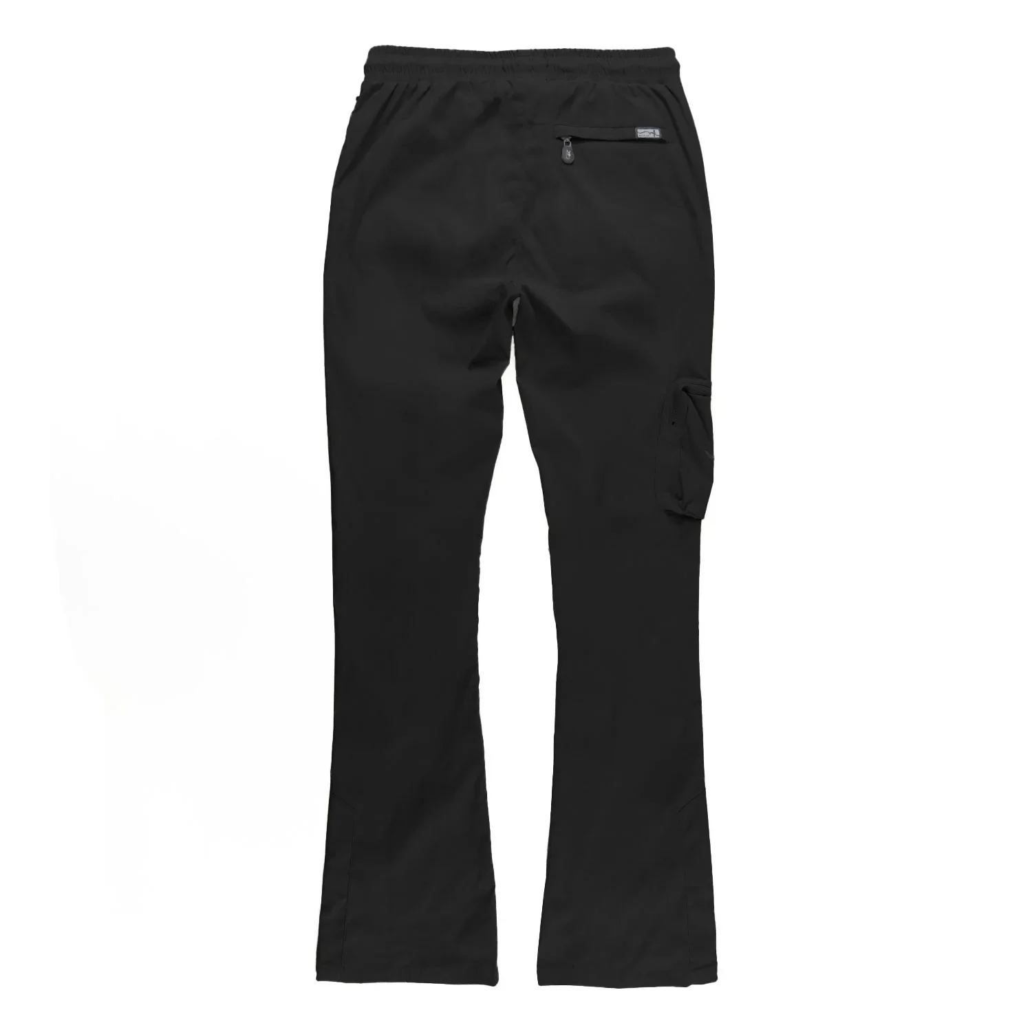 MAKOBI Sartoni Nylon Stacked Pants - Black-(M1625) - Image 2