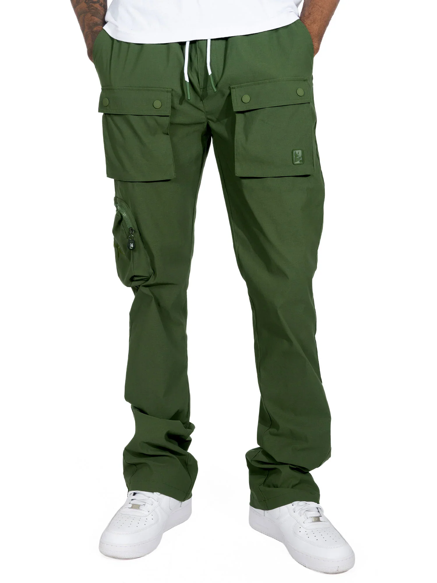 MAKOBI Sartoni Nylon Stacked Pants (M1625) - Image 3