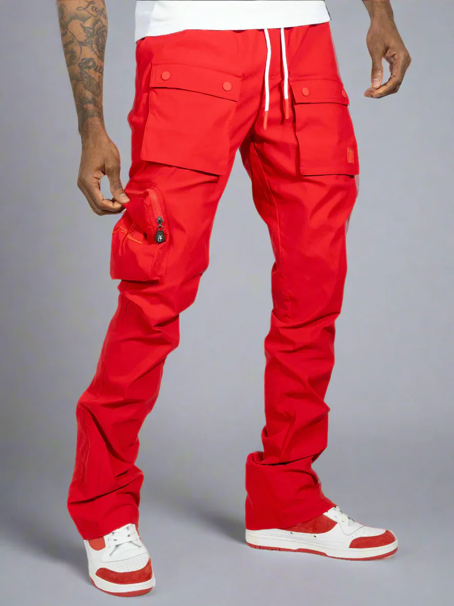MAKOBI Sartoni Nylon Stacked Pants (M1625) - Image 6