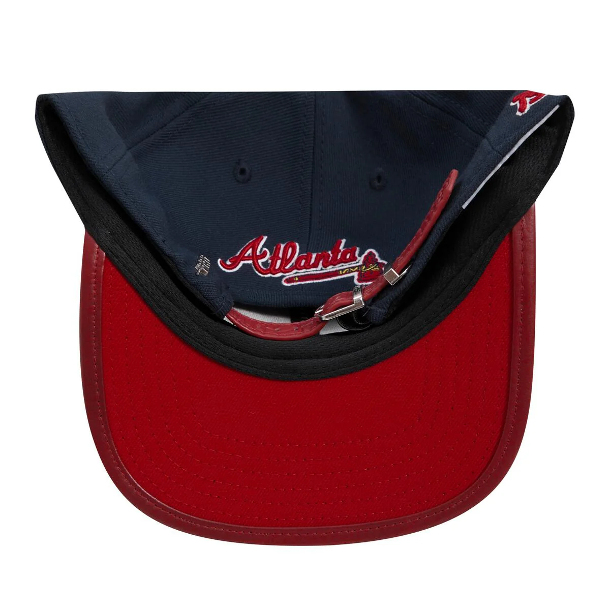 Pro Standard - Atlanta Braves Logo Gator Strapback Hat - Image 8