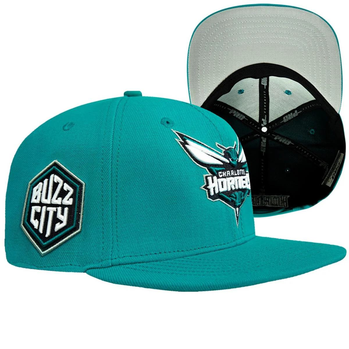 Pro Standard - Charlotte Hornets Logo Snapback Hat - Image 9