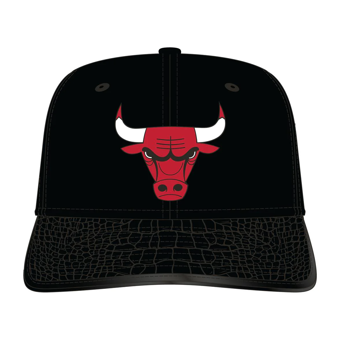 Pro Standard - Chicago Bulls Logo Gator Visor Strapback Hat - Image 9
