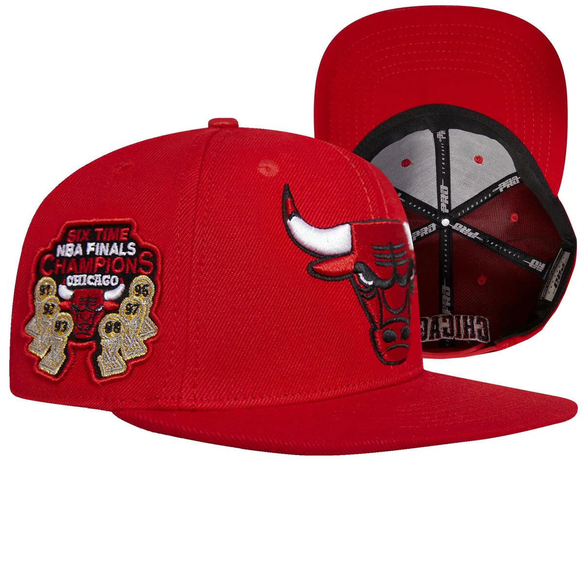Pro Standard - Chicago Bulls Logo Snapback Hat - Image 9