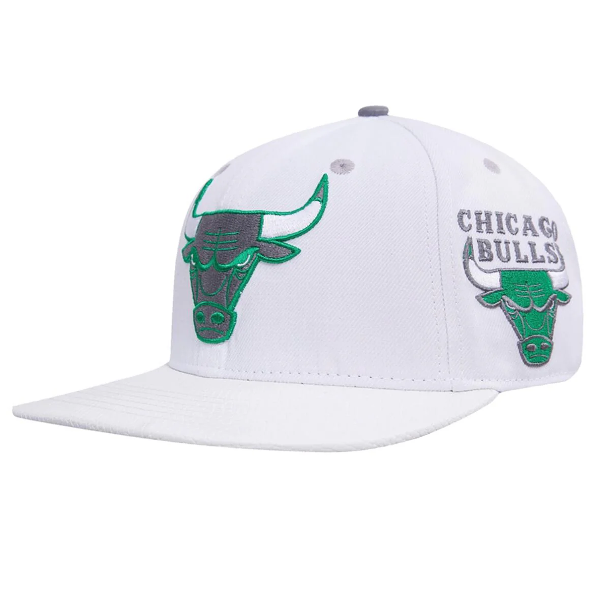 Pro Standard - Chicago Bulls Two Tone Leather Brim Snapback Hat - Image 12