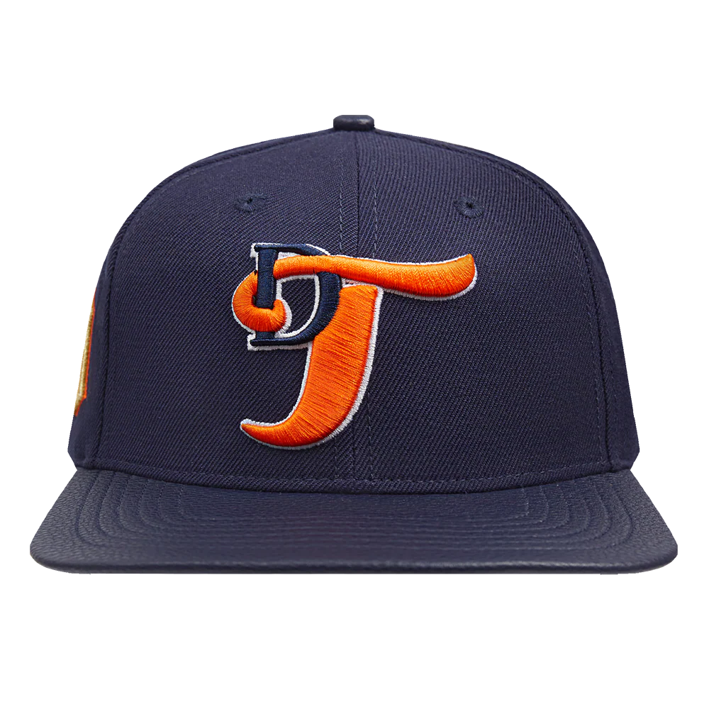 PRO STANDARD DETROIT TIGERS LETTERMAN STRAPBACK, MIDNIGHT NAVY