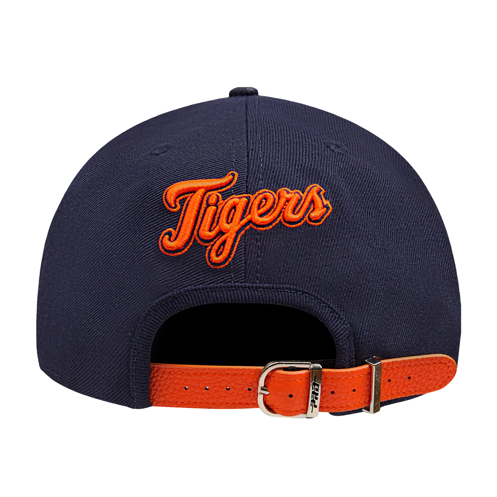PRO STANDARD DETROIT TIGERS LETTERMAN STRAPBACK, MIDNIGHT NAVY - Image 3