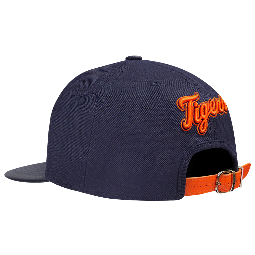 PRO STANDARD DETROIT TIGERS LETTERMAN STRAPBACK, MIDNIGHT NAVY - Image 6