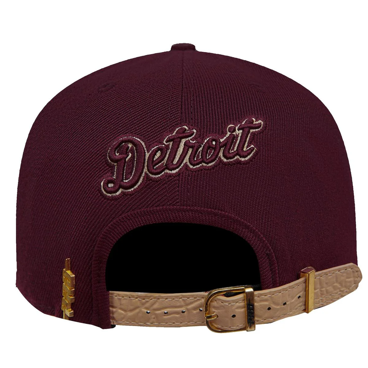 Pro Standard - Detroit Tigers Logo Outline Gator Visor Strapback Hat - Image 6