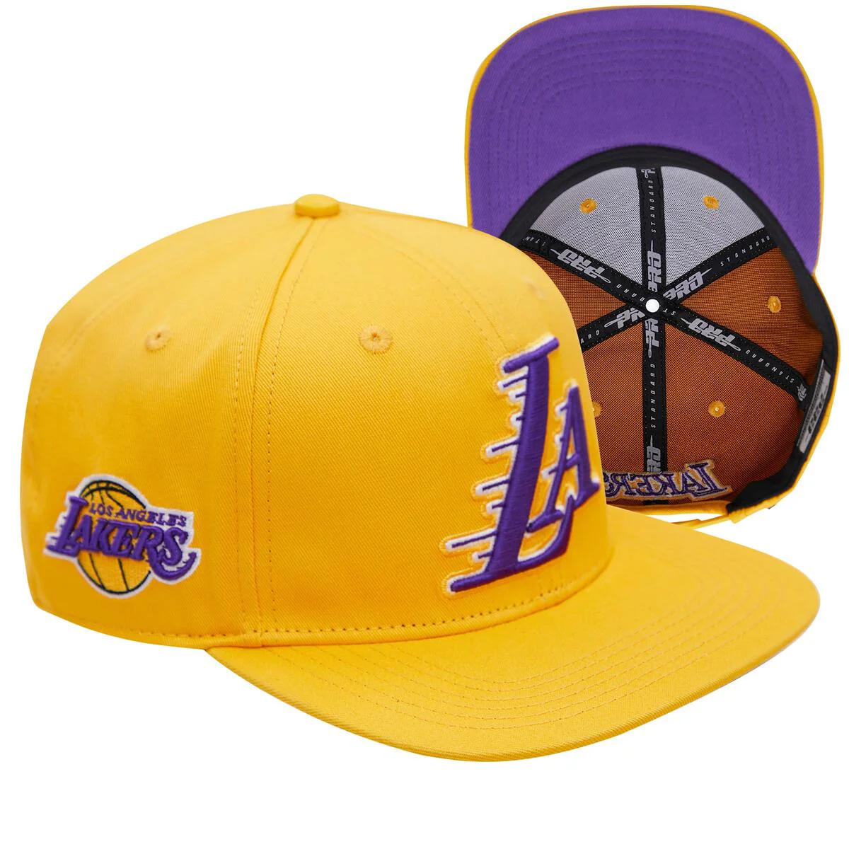 Pro Standard - Los Angeles Lakers LA Logo Snapback Hat - Image 23